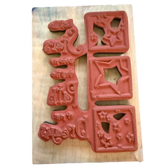 Inkadinkado Swirly 8664 Let The Stars Guide You Rubber Stamp - Picture 3 of 3